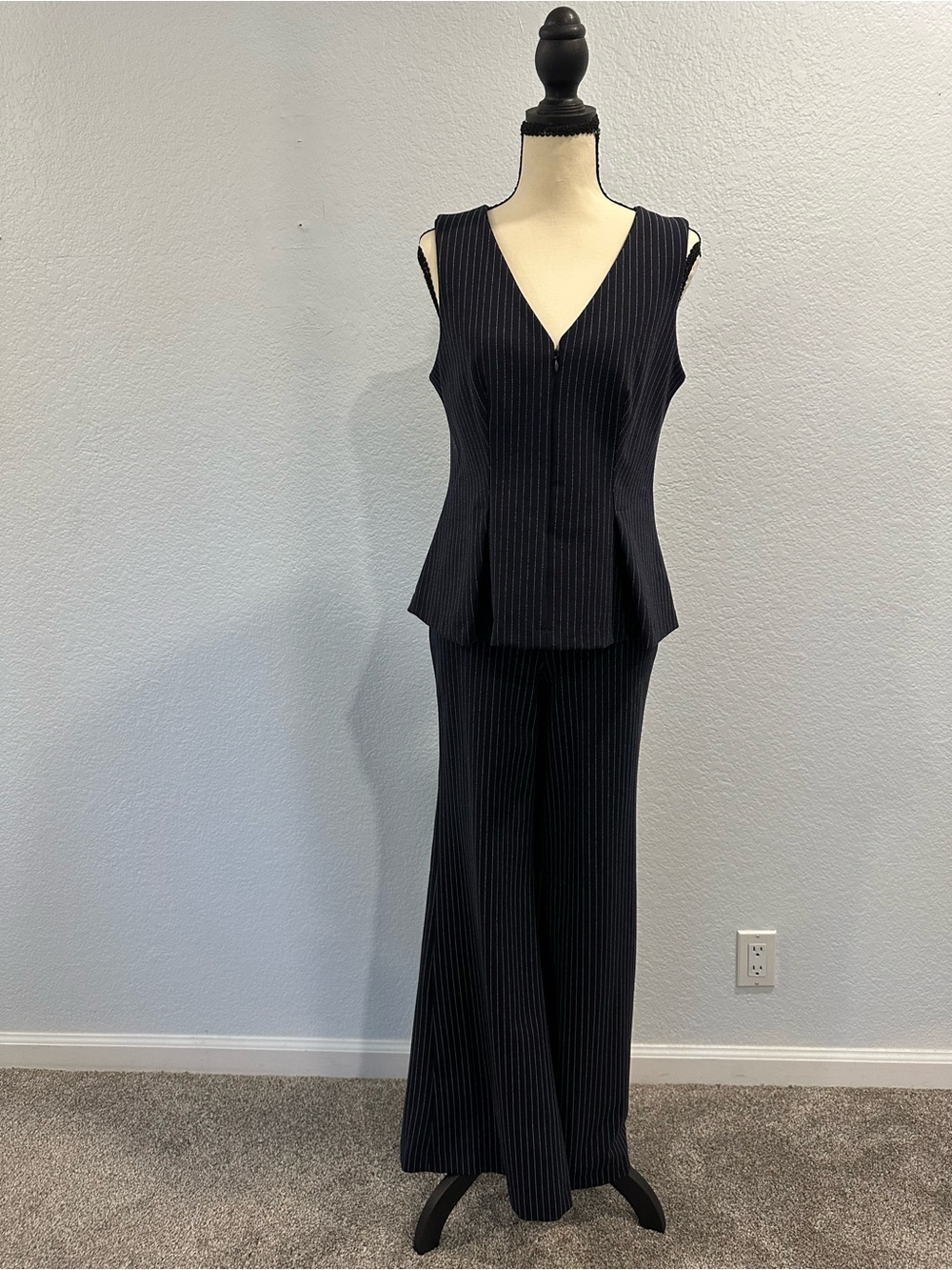 Kenneth Cole Wide-Leg stretchy formal pants and blazer, amazing set outfit